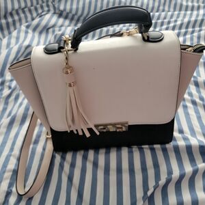 Forever 21 Black and Cream Satchel